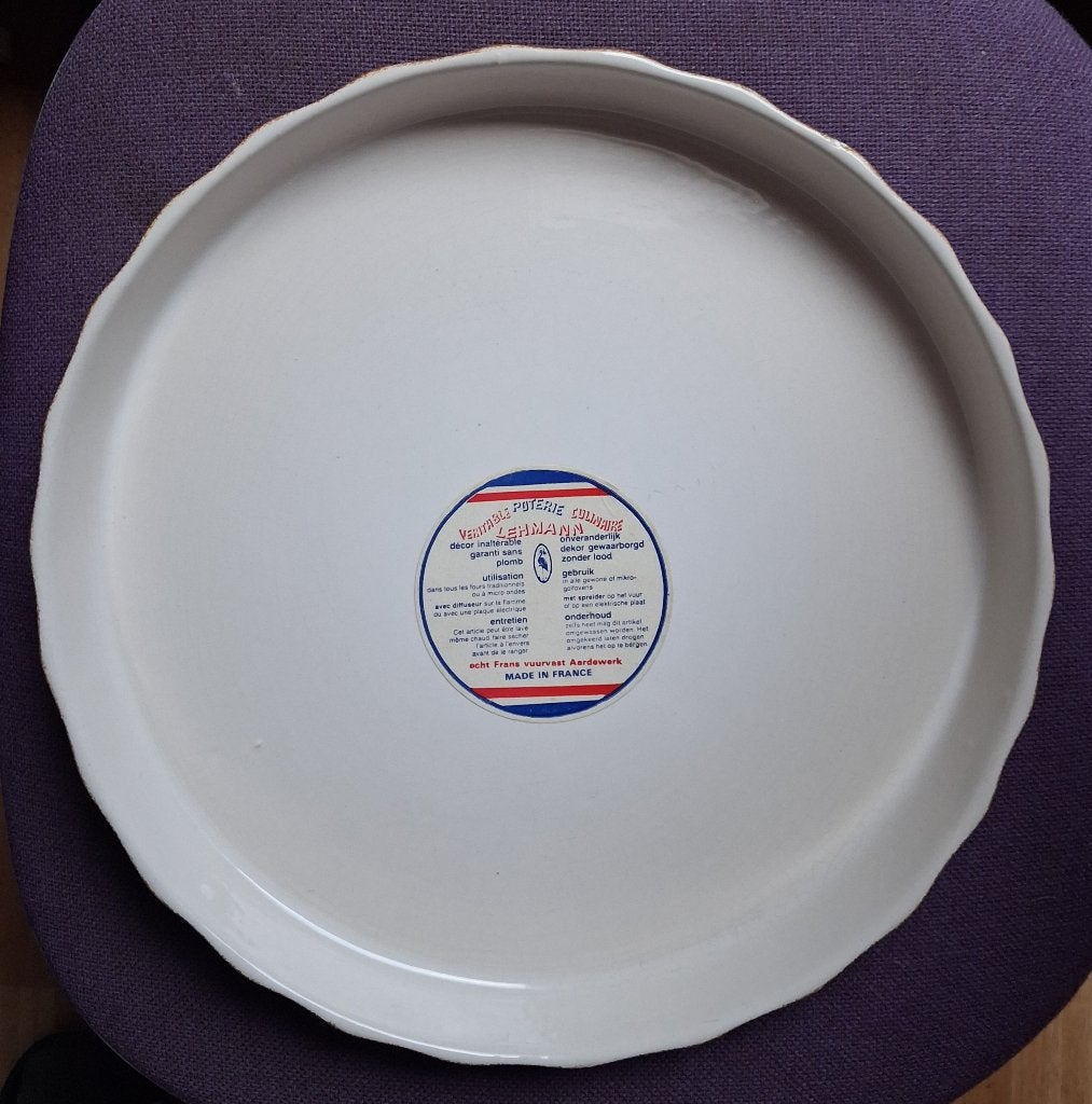 Plat poterie Lehmann, Ophalen, Nieuw, Aardewerk