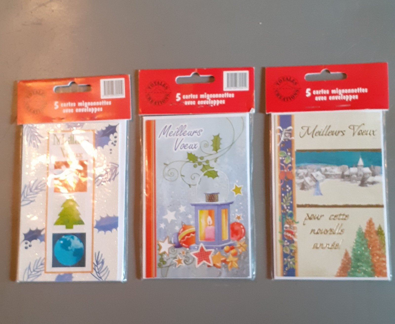15 cartes de meilleurs vœux avec enveloppe (lot 1), Diversen, Wenskaarten, Ophalen of Verzenden