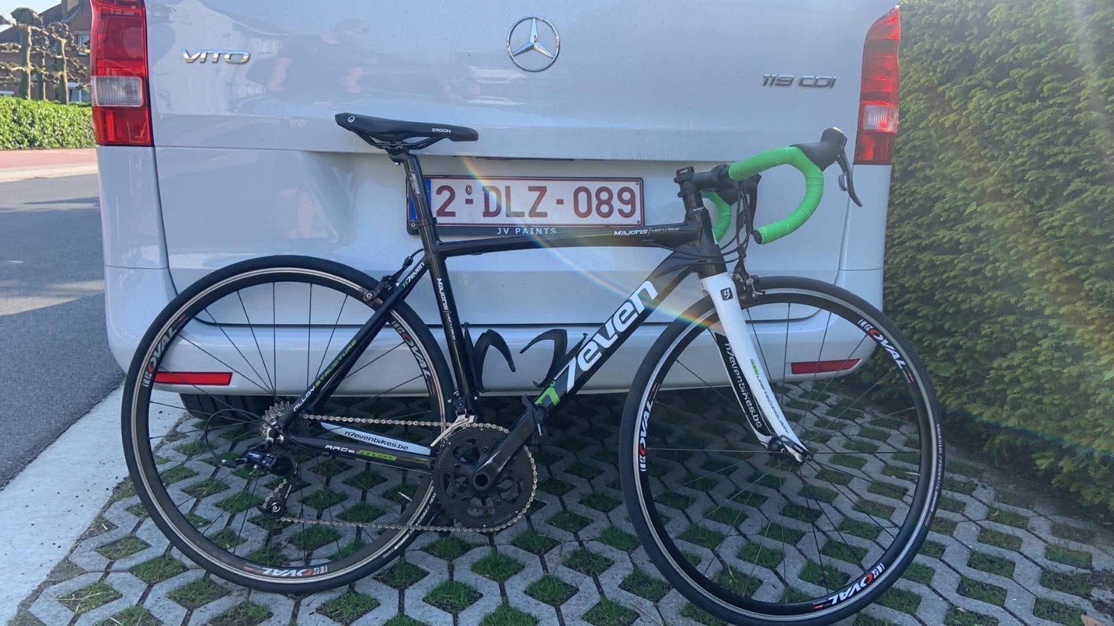 Mooie N7even Majoris koersfiets, maat 52., Fietsen en Brommers, 28 inch, Velgrem, 49 tot 53 cm, Zo goed als nieuw