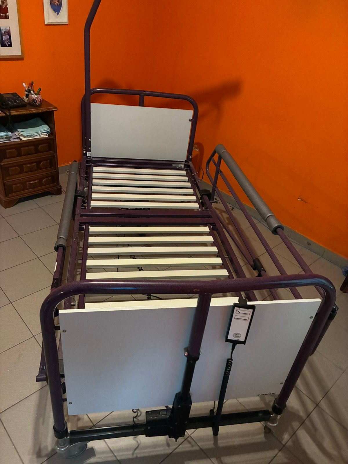 Lit d'hôpital, Enlèvement, Réglable