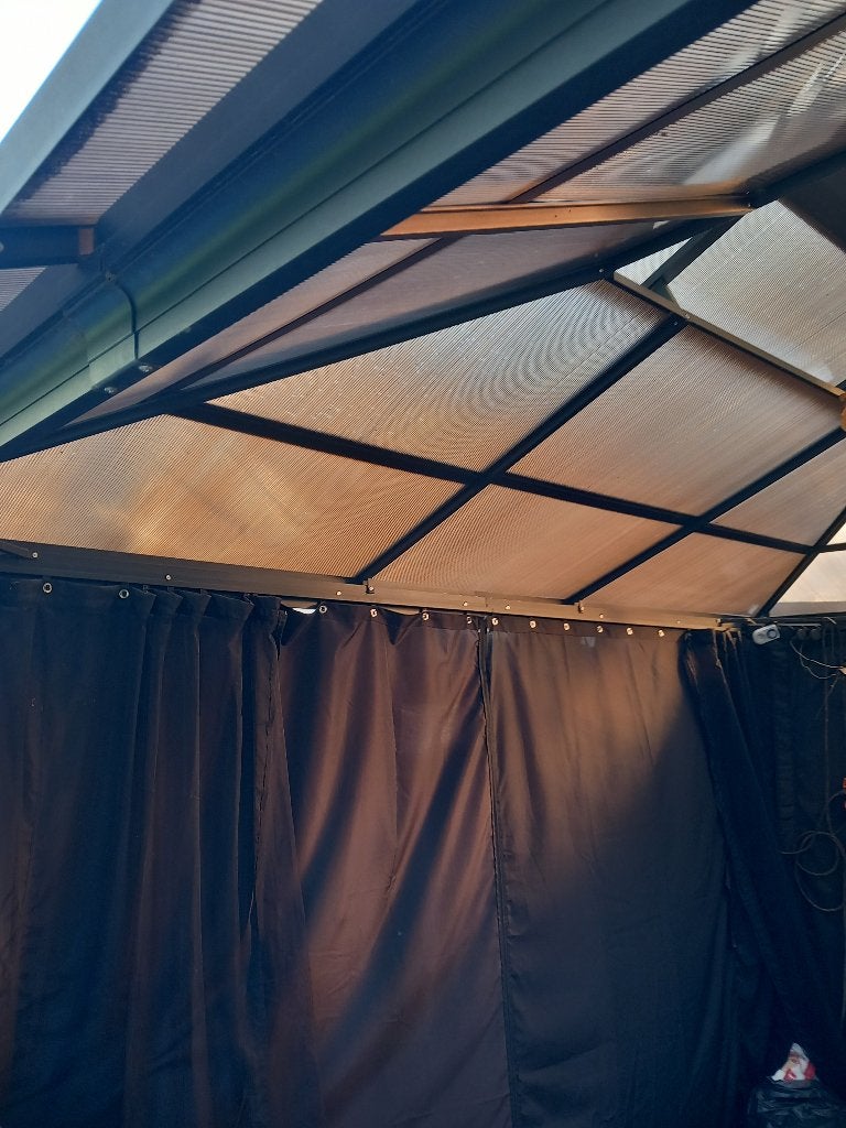 Pavillon de jardin avec toit rigide, Jardin & Terrasse, 200 à 400 cm, 250 à 300 cm, Comme neuf, Enlèvement