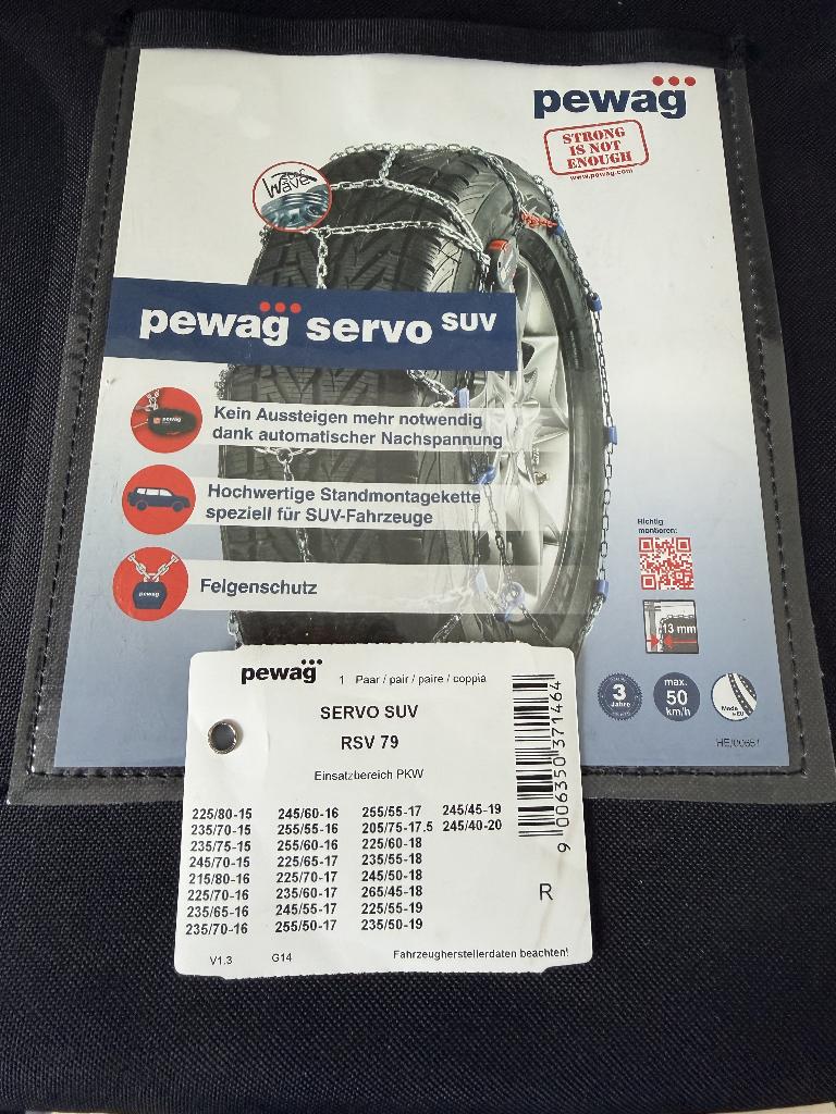 Splinternieuwe Sneeuwkettingen Pewag Servo SUV RSV 79, Auto diversen, Sneeuwkettingen, Ophalen of Verzenden, Nieuw