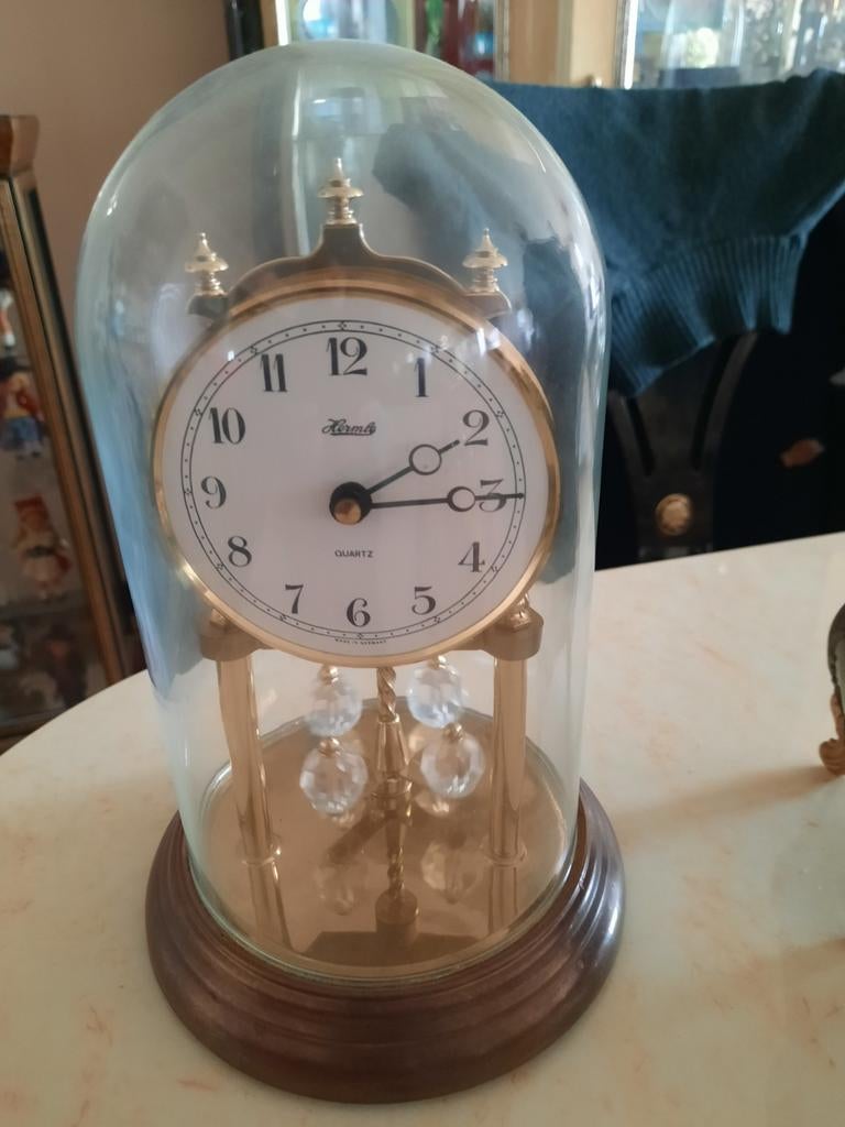 Klokje op batterij hermele, Antiek en Kunst, Ophalen
