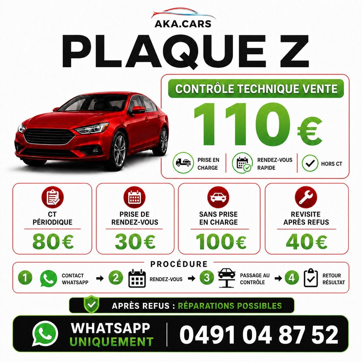 Z-PLAAT - TECHNISCHE INSPECTIE