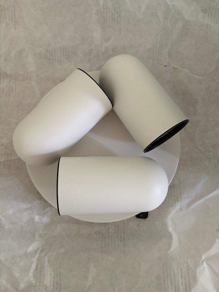 Philips Pongee - 3 spots - Blanc - GU10, Maison & Meubles, Enlèvement ou Envoi, GU10, Compatible montage au plafond, Comme neuf