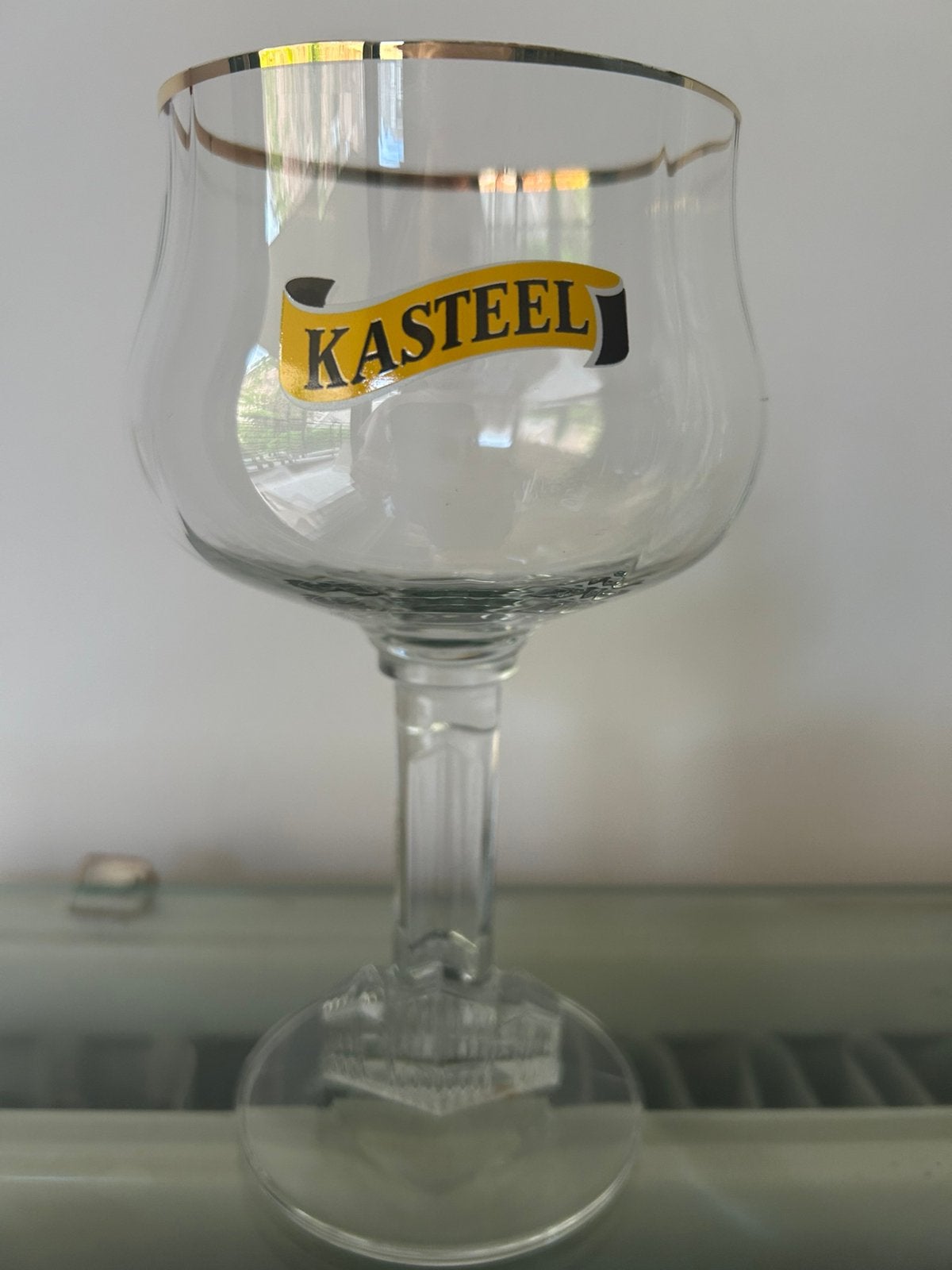 Bierglazen Kasteelbier 33cl, Ophalen, Zo goed als nieuw