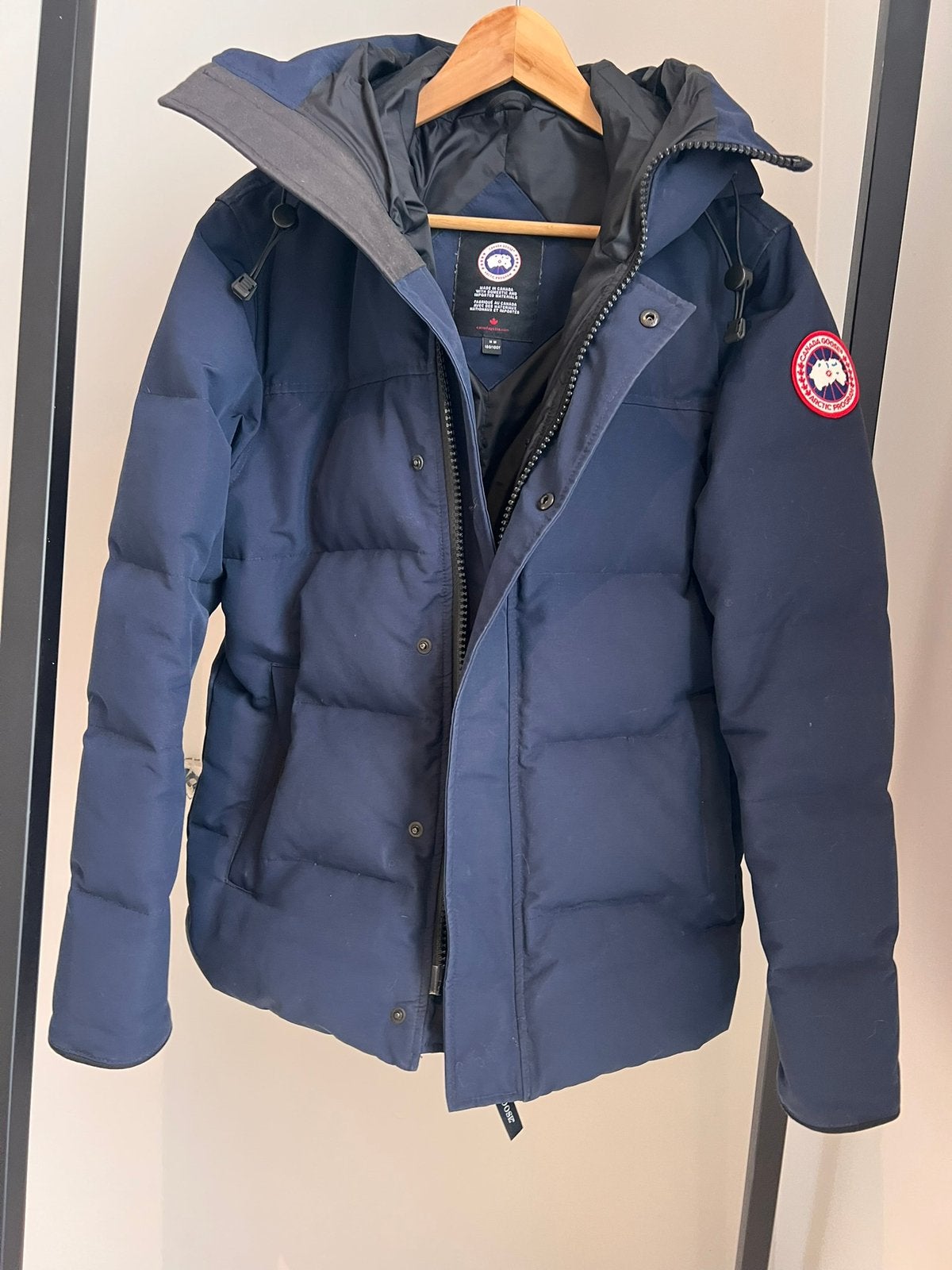 Canada Goose MacMillan Altantic Blue medium, Vêtements | Hommes, Vestes | Hiver, Enlèvement ou Envoi, Comme neuf
