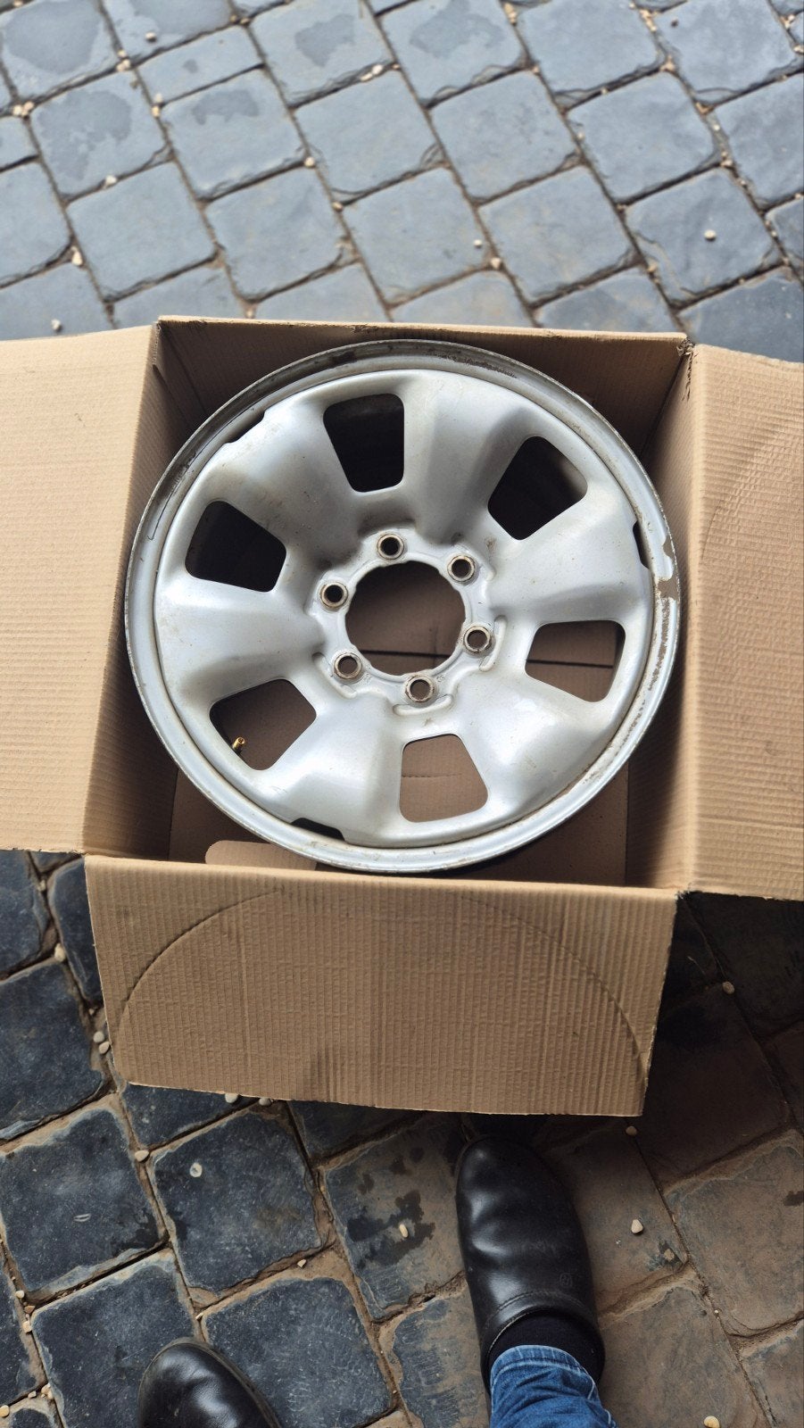 stalen velgen toyota hilux, Ophalen, 17 inch, Velg(en)