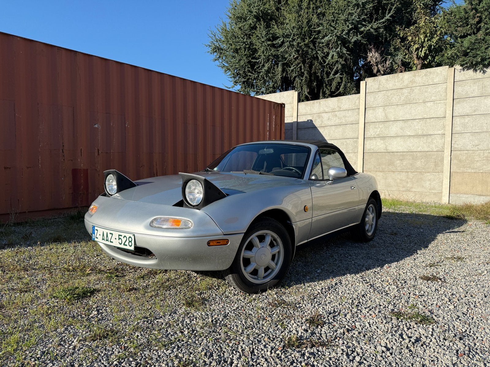 Mazda MX5 NA - 1.6, Autos, Argent ou Gris, Achat, Cabriolet, Boîte manuelle