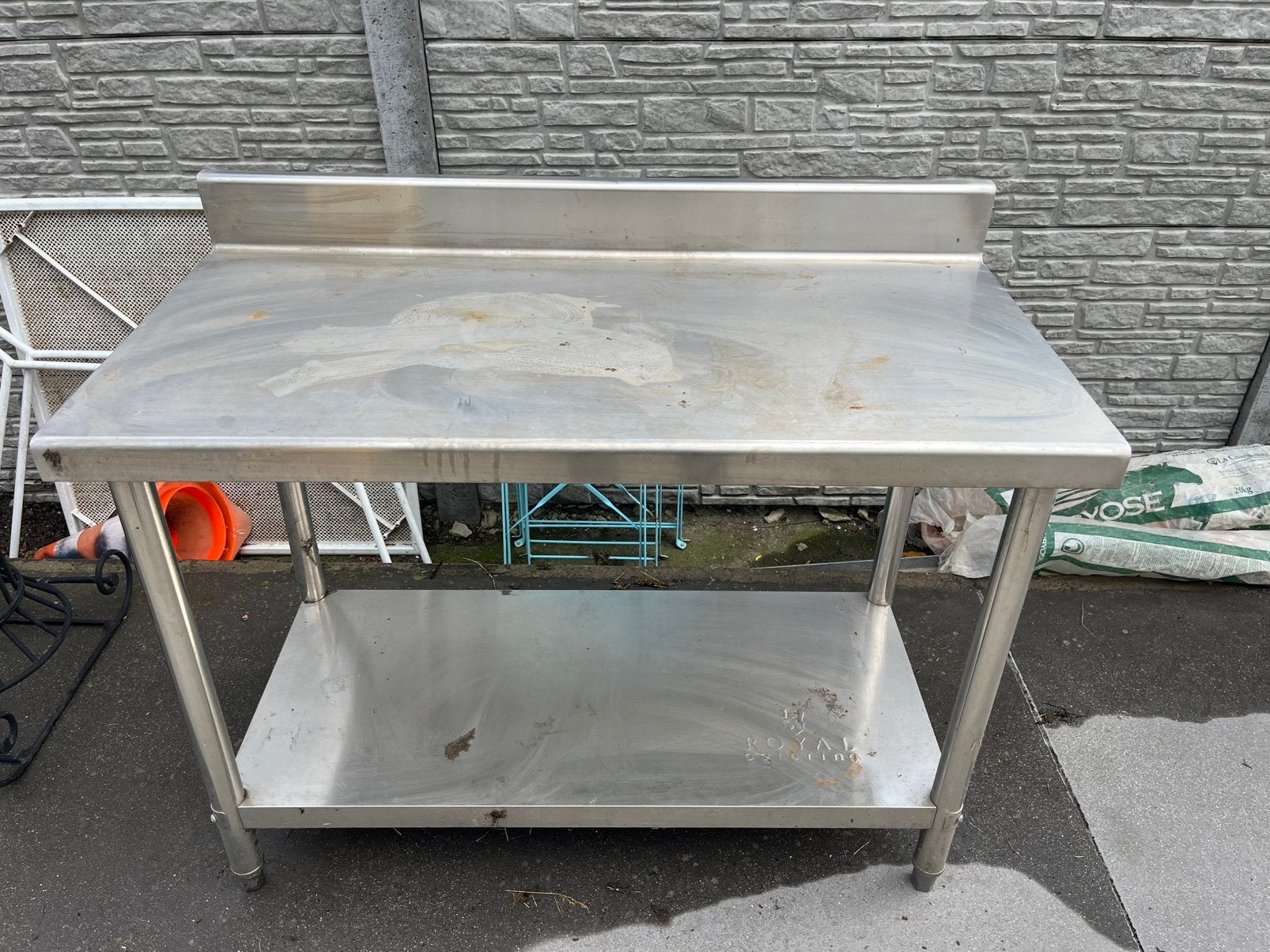 Table inox, Enlèvement, Utilisé