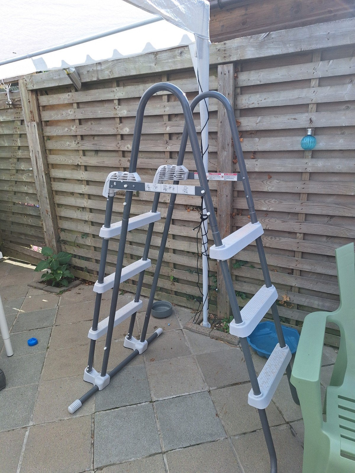 zwembadtrap intex, Tuin en Terras, Ophalen, Gebruikt, Ladder