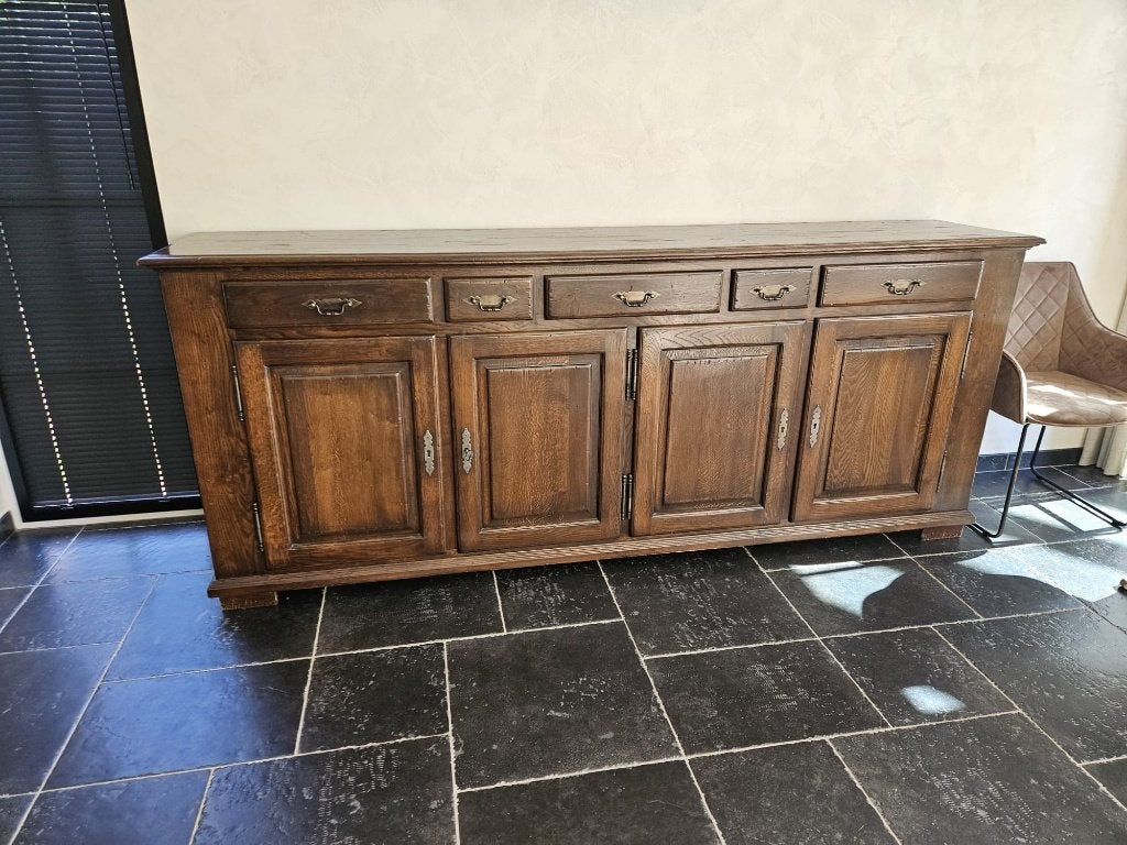 eetkamer tafel en kasten, Huis en Inrichting, Ophalen, Gebruikt, Vintage