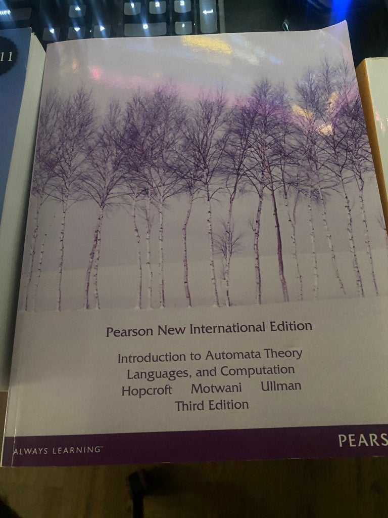 Introduction to Automata Theory - 3e ed, Livres, Langage de programmation ou Théorie, Comme neuf, Enlèvement, Hopcroft Motwani Ulman