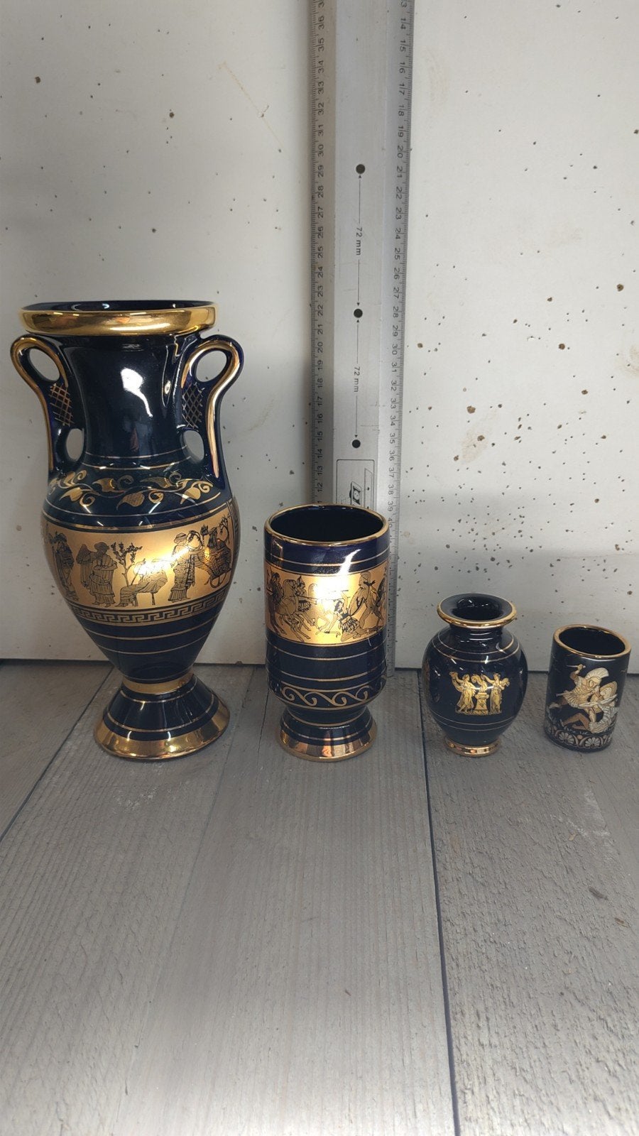 Griekse souvenirs in 24 karaat bladgoud, Antiek en Kunst, Ophalen