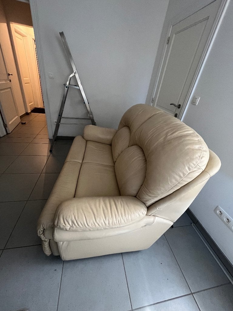 Siège en 2 parties, Enlèvement ou Envoi, Comme neuf, Cuir