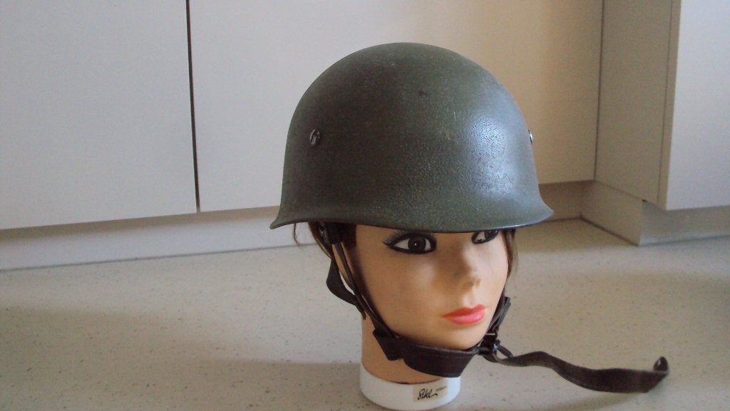 Casque para-commando ABL ? taille 57, Collections, Enlèvement ou Envoi