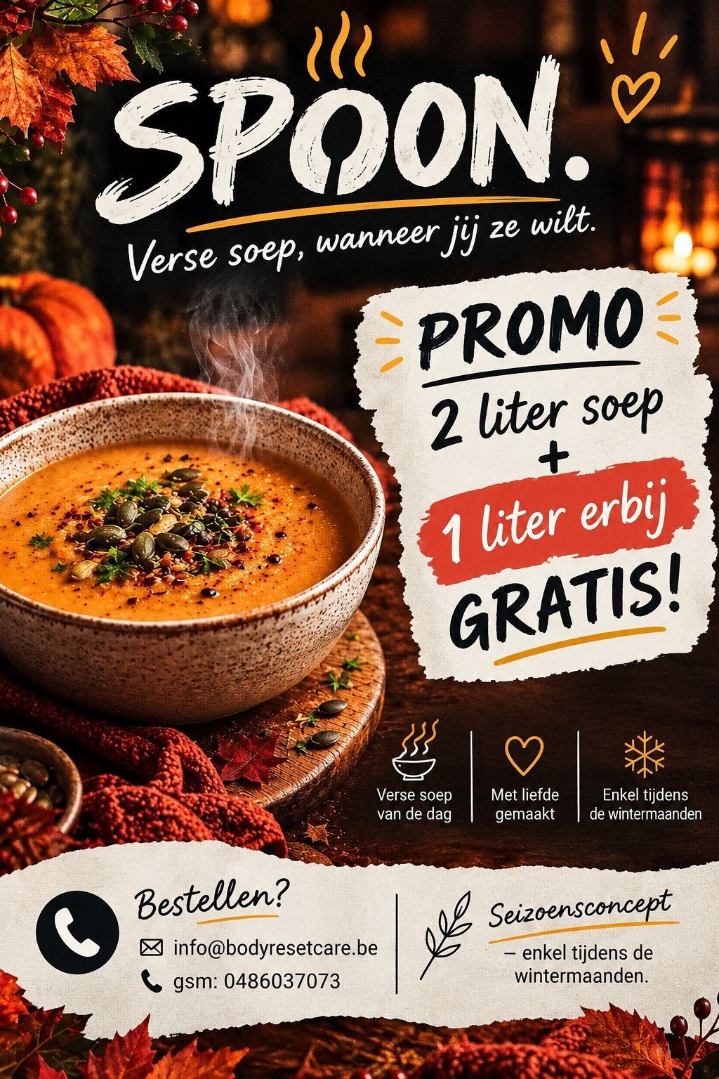 Verse soep, Ophalen of Verzenden