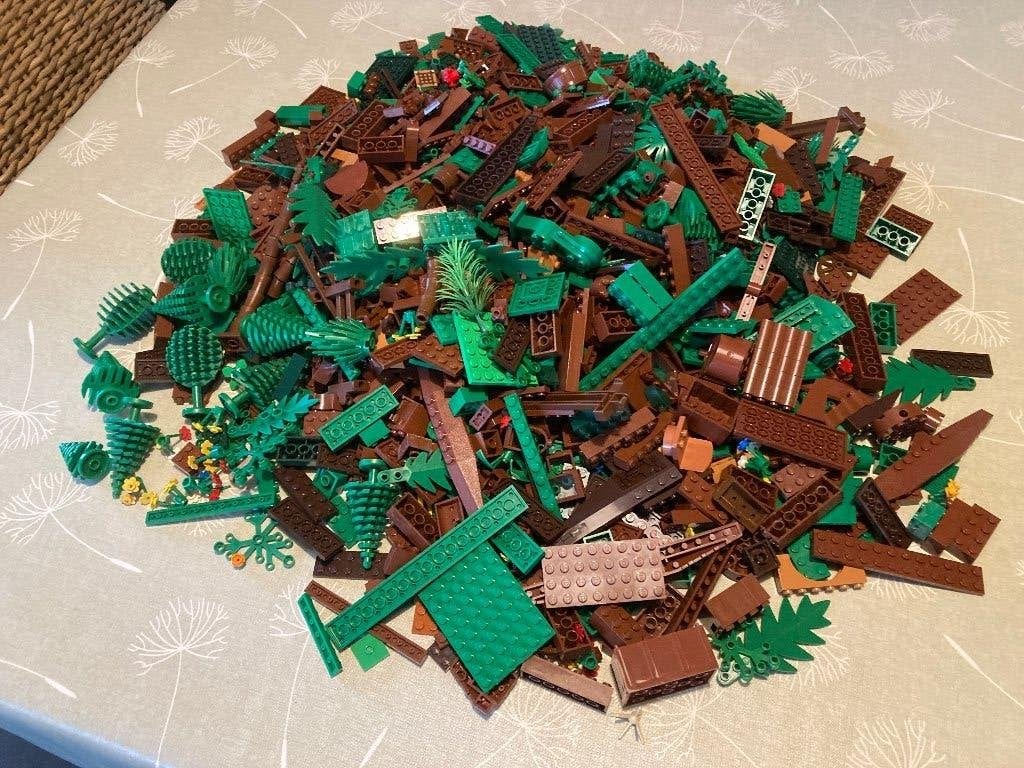 Lego Blokken + extra, Kinderen en Baby's, Ophalen of Verzenden, Zo goed als nieuw, Losse stenen, Lego
