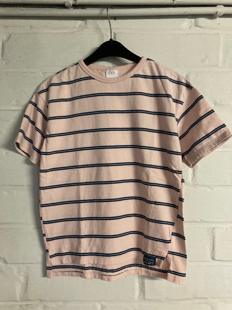 Gestreept t-shirt, Zara, 128, 8 jaar, Kinderen en Baby's, Ophalen of Verzenden, Zo goed als nieuw, Zara, Shirt of Longsleeve