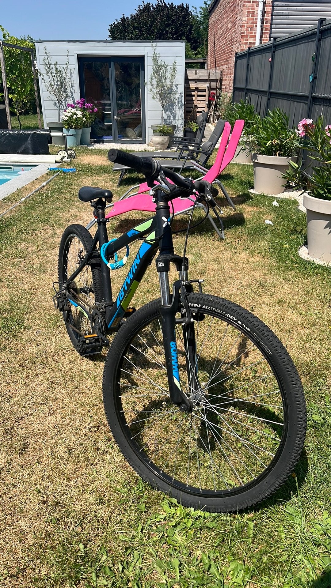 ROCKRIDER 340 NÉGOCIABLE, Vélos & Vélomoteurs, Frein sur jante, 24 pouces ou plus, Repose-pieds, Acier