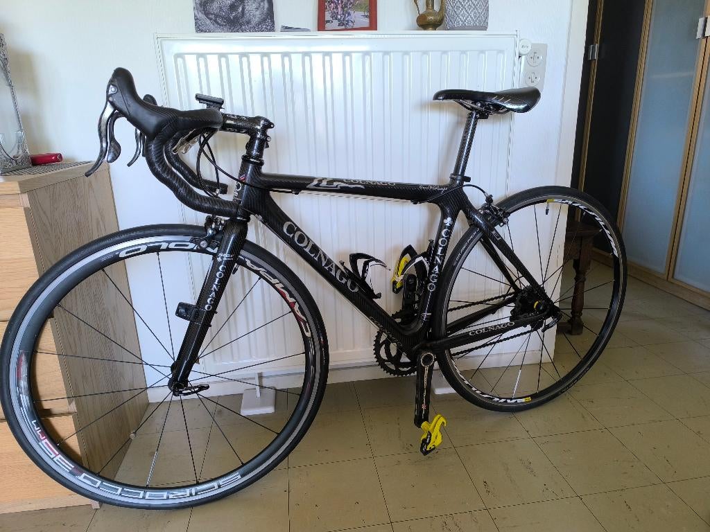 Colnago E1 Racefiets Full Carbon, Fietsen en Brommers, 28 inch, Velgrem, 47 tot 50 cm, Zo goed als nieuw