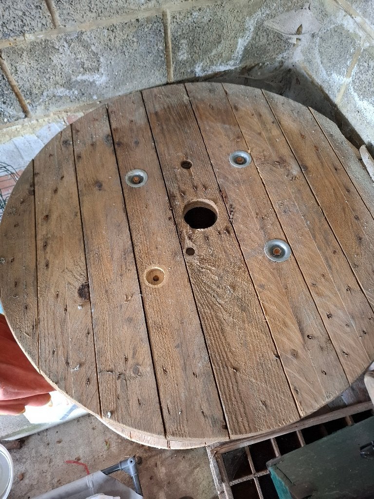Touret de cable, Enlèvement, Utilisé, Rond, Bois