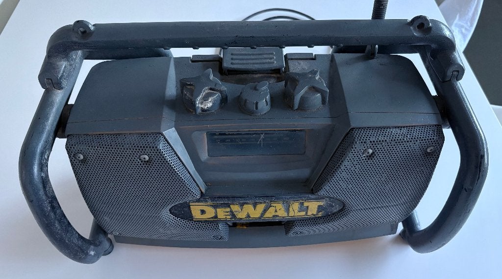 DeWalt DC010-GB/QW werfradio, Audio, Tv en Foto, Ophalen of Verzenden, Gebruikt, Bouwradio