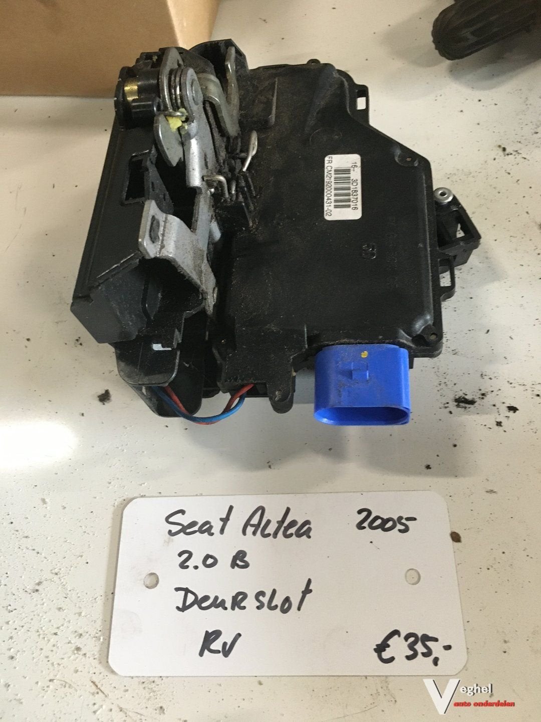 Seat Altea 2.0 Benzine 2005 Slotmechaniek Rechtsvoor, -, Utilisé, -, -
