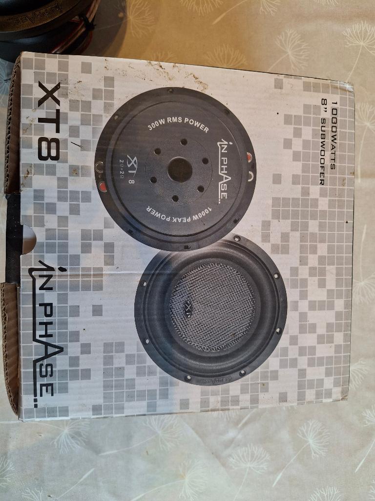 SUBWOOFER XT8 1000W 2 pièces tout neuf, Enlèvement, Neuf