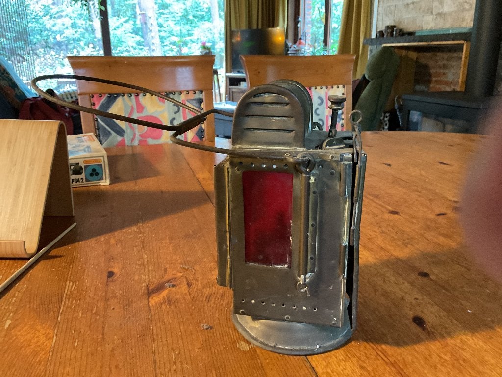 Lampe de chemin de fer, Enlèvement ou Envoi, Utilisé, Autres, Autres types