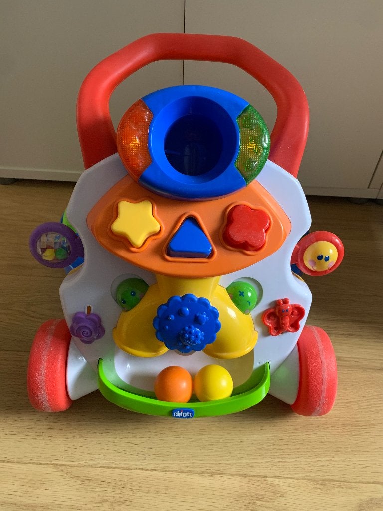 loopwagentje baby met activiteiten, muziek en lichtjes, Ophalen, Zo goed als nieuw, Mobiel, Met licht