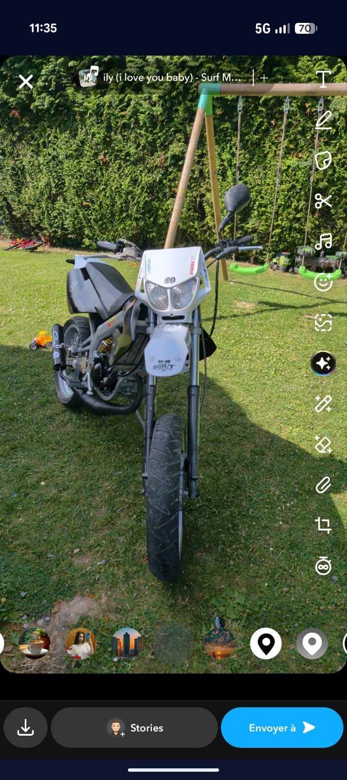 Derbi zanda, Enlèvement ou Envoi