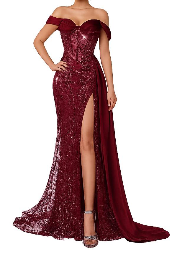 rode elegante avondjurk, Kleding | Dames, Maat 42/44 (L), Cocktailjurk, Ophalen of Verzenden, Zo goed als nieuw