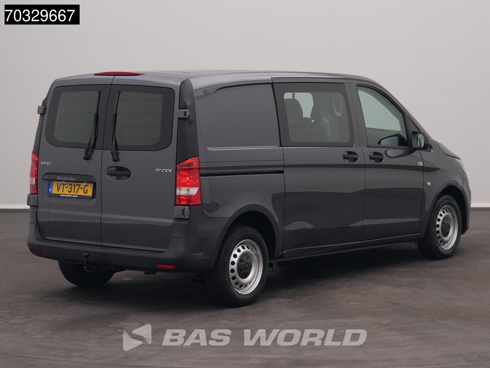 Mercedes Vito 111 L1H1 Trekhaak LED Airco L1 Kompakt Airco T, Auto's, Euro 5, Stof, 4 cilinders, 1999 kg
