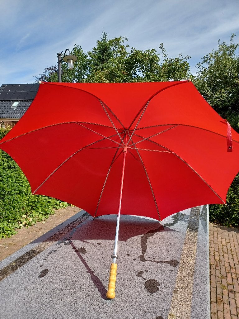 groot, rood regenscherm/zonnescherm (diameter 132 cm), Enlèvement ou Envoi, Neuf, Rouge