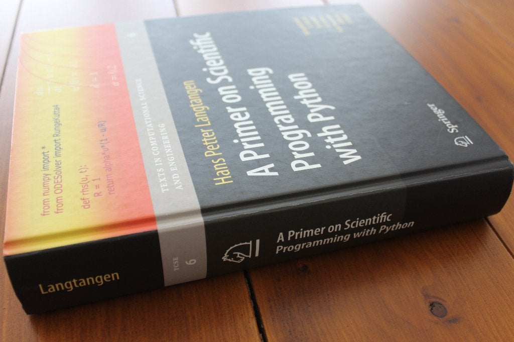 Boek Programmeren met Python, Livres, Langage de programmation ou Théorie, Enlèvement, Utilisé, Langtangen