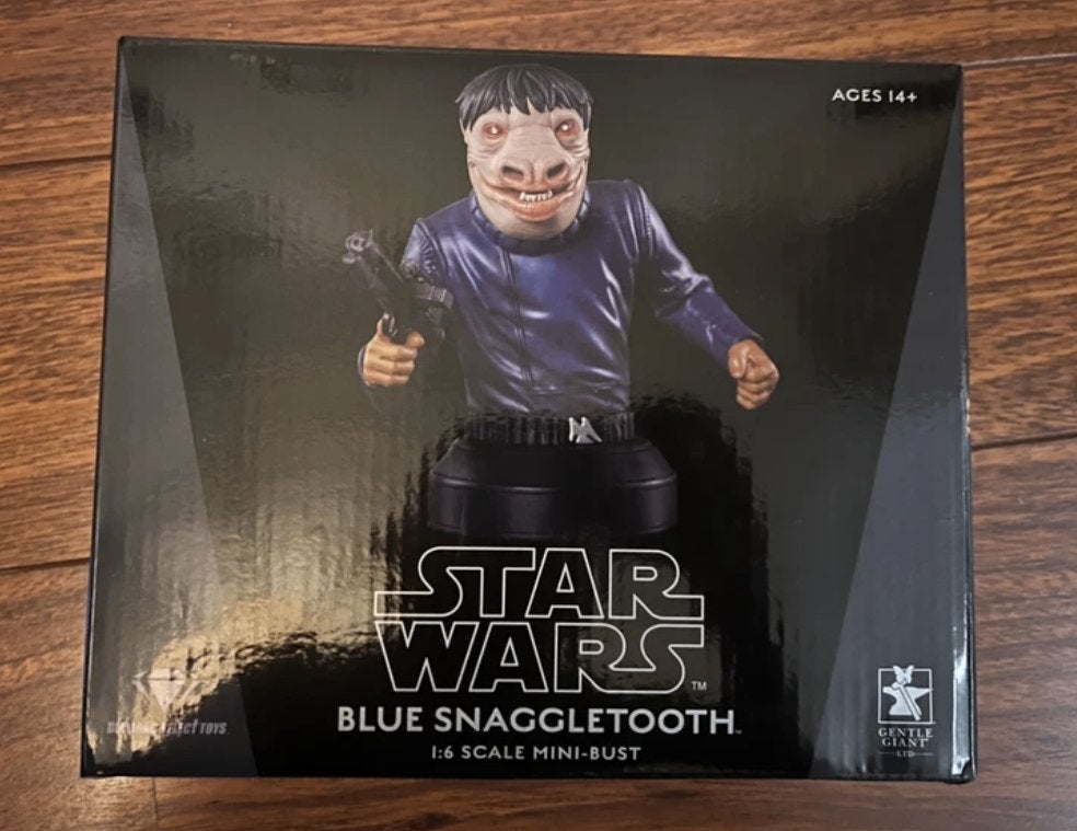 Star Wars – Blue Snaggletooth Gentle Giant - Neuf, Collections, Enlèvement ou Envoi, Neuf, Statue ou Buste