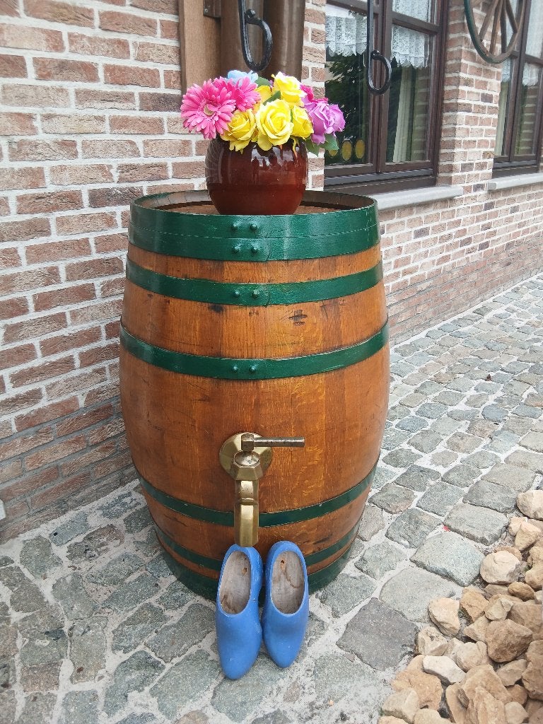 wijnvat & 225 liter & 75 cm breed & behandeld tegen schimmel, Tuin en Terras, Ophalen, Met kraantje, 150 liter of meer, Nieuw