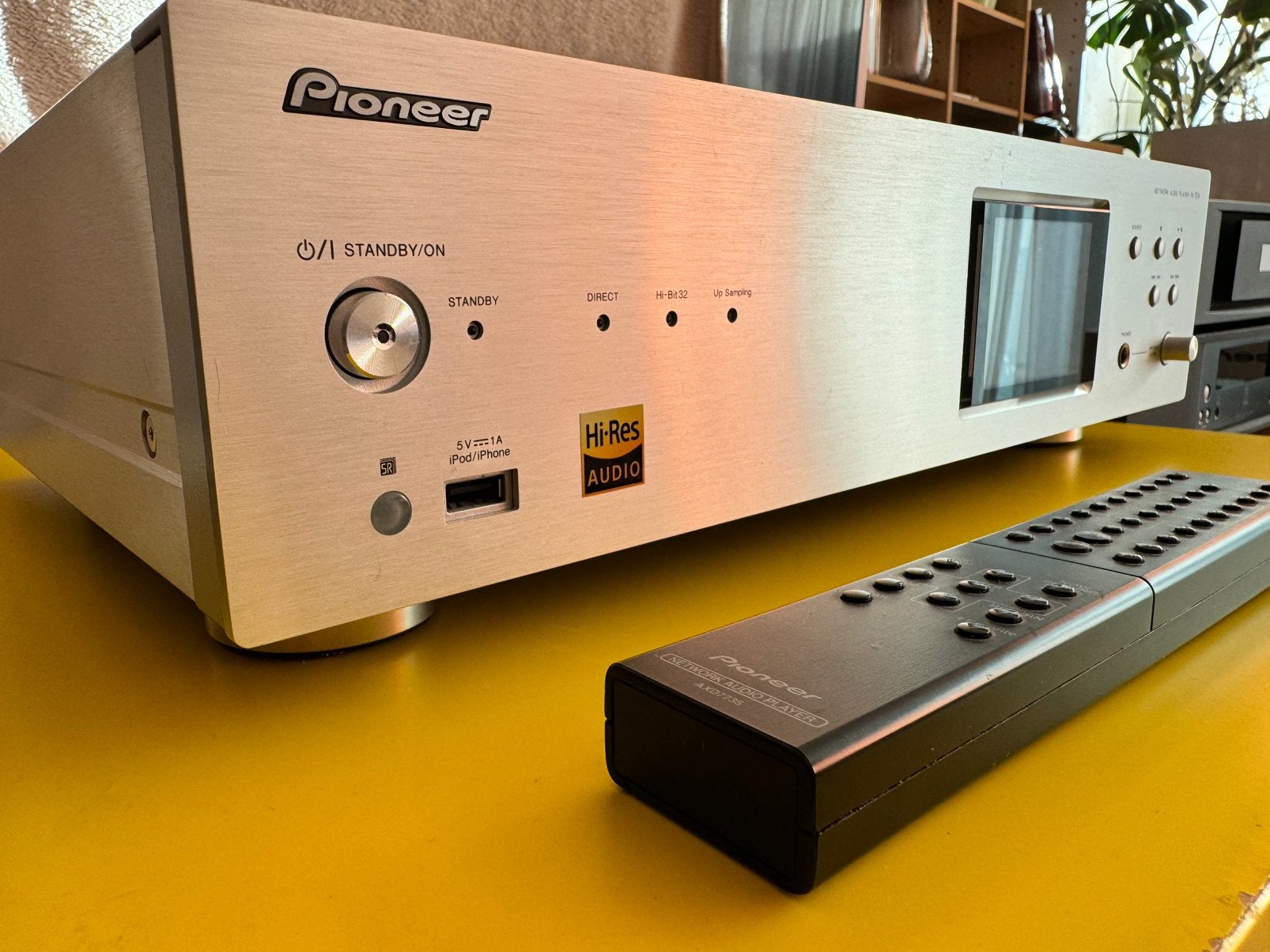 Pioneer N-70A DAC, hoofdtelefoon versterker Netwerk Streamer, Verzenden, Zo goed als nieuw