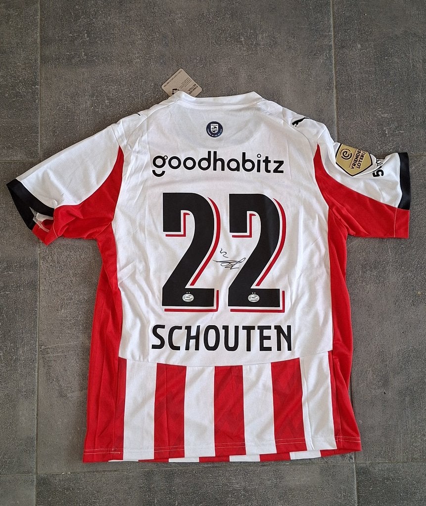 Shirt met originele handtekening; Jerdy Schouten # PSV, Verzenden, Nieuw, Shirt
