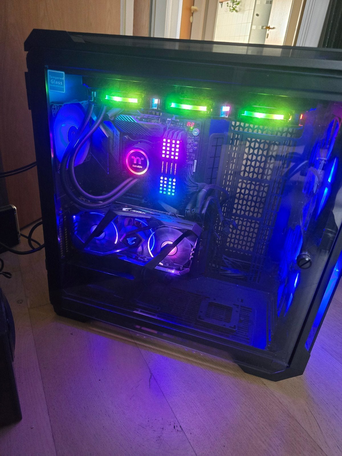Intel Core i7-9700k pc met Aorus RTX2070 Super, 32 GB, Utilisé, 4 TB, HDD