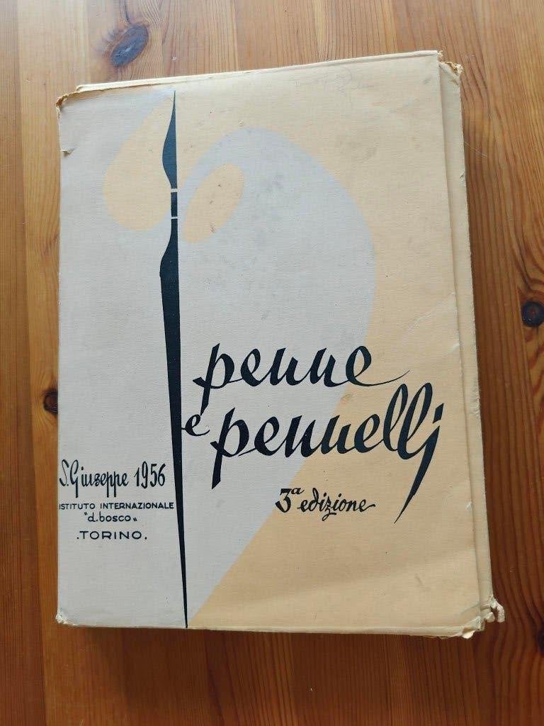 cours de dessin et d'écriture - 1956 - Don Bosco - Turin, Enlèvement ou Envoi, Comme neuf, Autres types