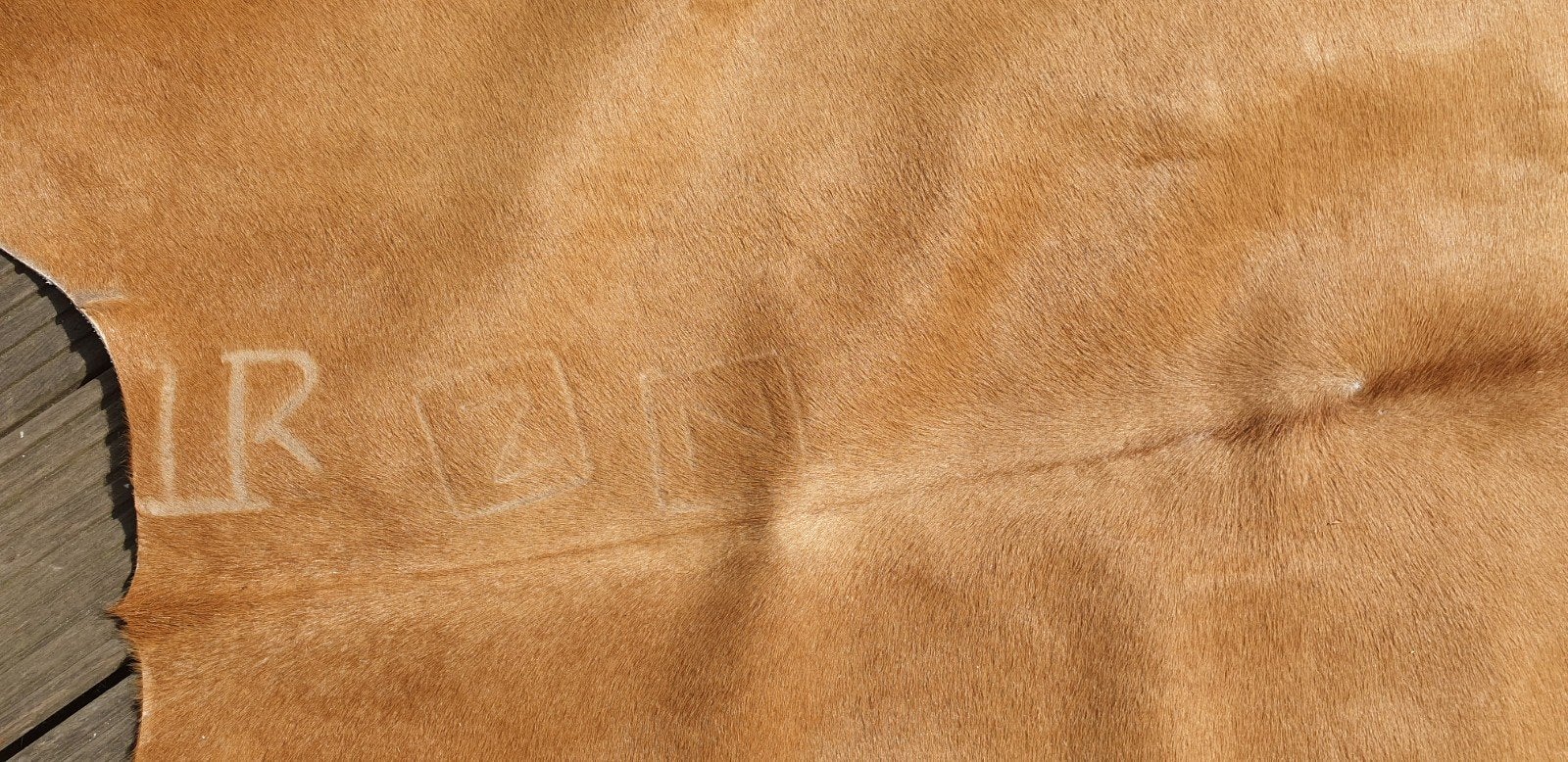 Prachtig koeievel Ikea, Maison & Meubles, Ameublement | Revêtements de sol, Enlèvement, Comme neuf, Brun, Tapis