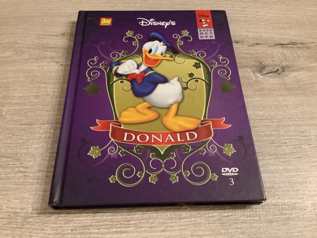 Livre Disney Donald avec DVD (2007), Enlèvement ou Envoi, Dessin animé, Tous les âges, Néerlandais