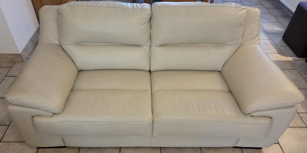 Canapé cuir 2.5 places, Huis en Inrichting, Zetels | Zetels, Ophalen, Gebruikt, Overige maten, 150 tot 200 cm