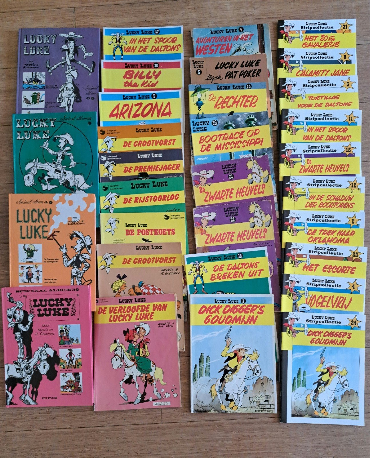 32 keer Lucky Luke incl 4x integraal nl, Ophalen