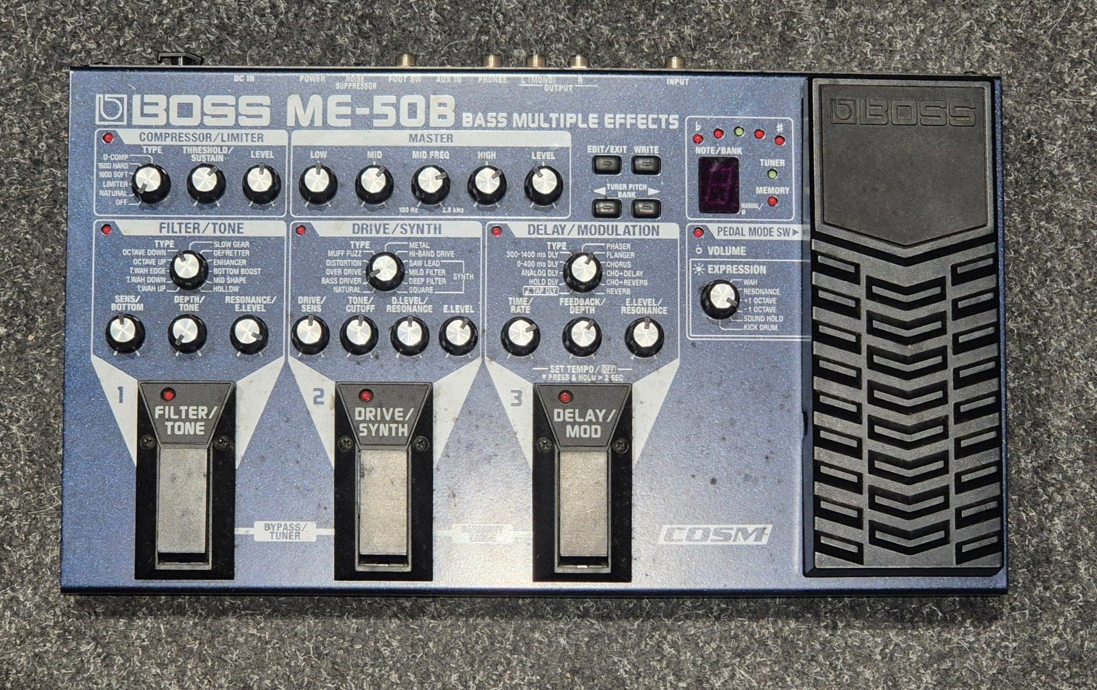 Boss ME-50B, Musique & Instruments, Effets, Enlèvement