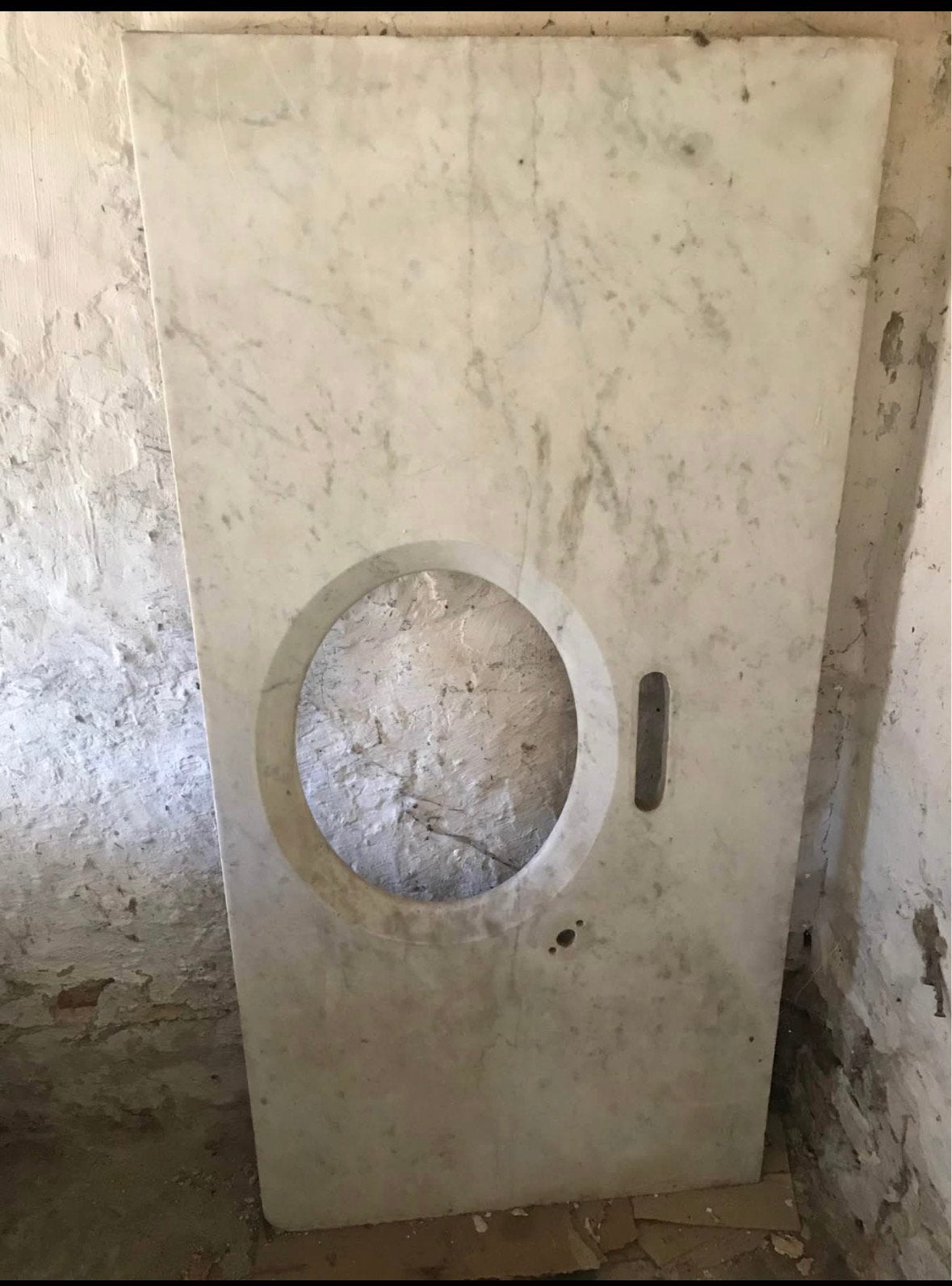 Plaque en marbre pour meuble de salle de bsin, Enlèvement, Comme neuf