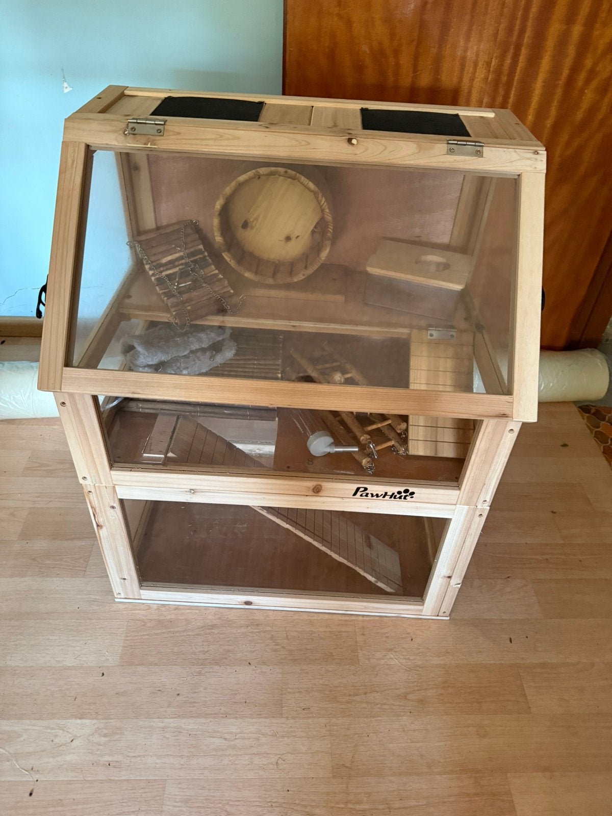 Knaagdierenkooi (hamster, muis, gerbil,..) 75 x 60 x 40 cm, Animaux & Accessoires, Enlèvement, Comme neuf, Hamster