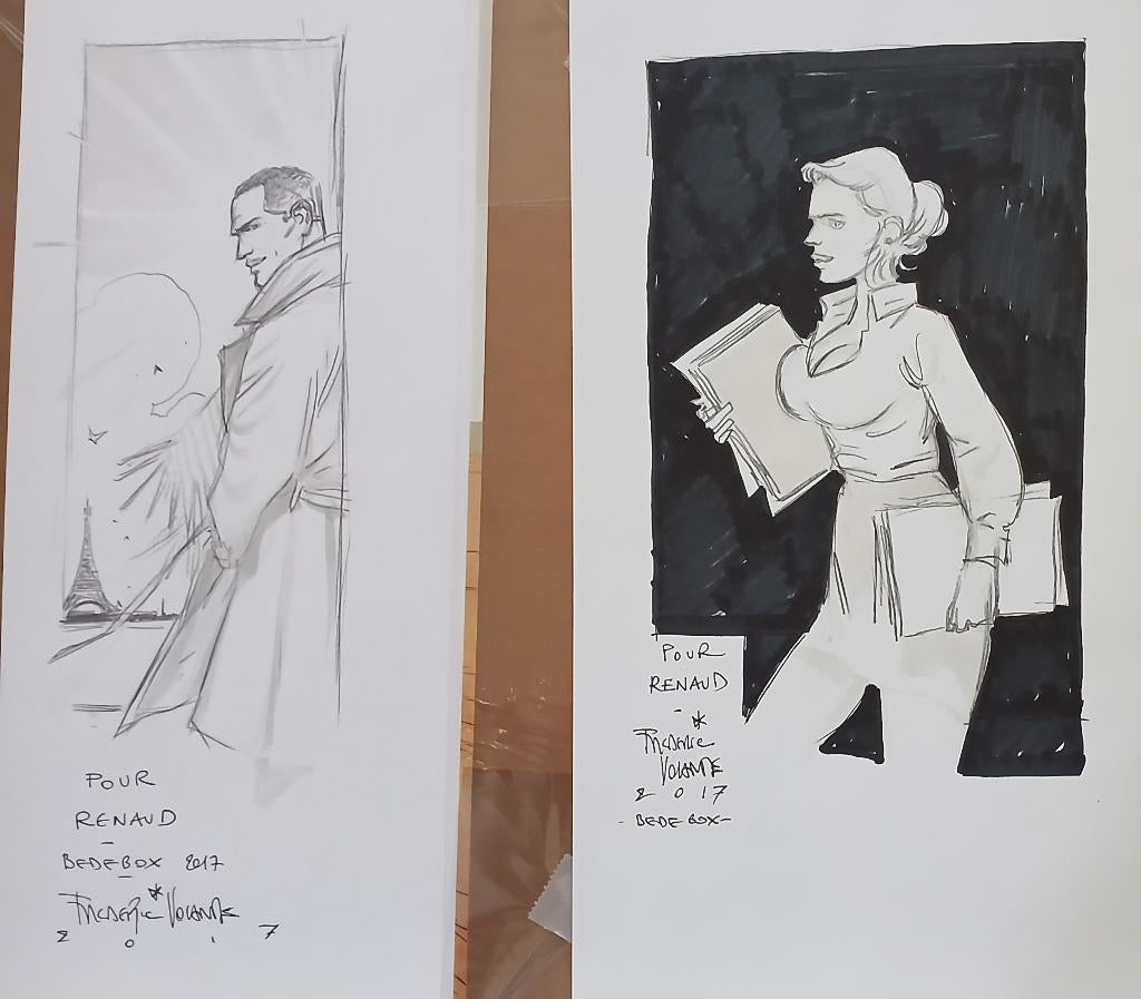 BD 3 tomes L'avocat + 2 dédicaces Neufs EO Galandon Volante, Plusieurs BD, Enlèvement ou Envoi, Neuf